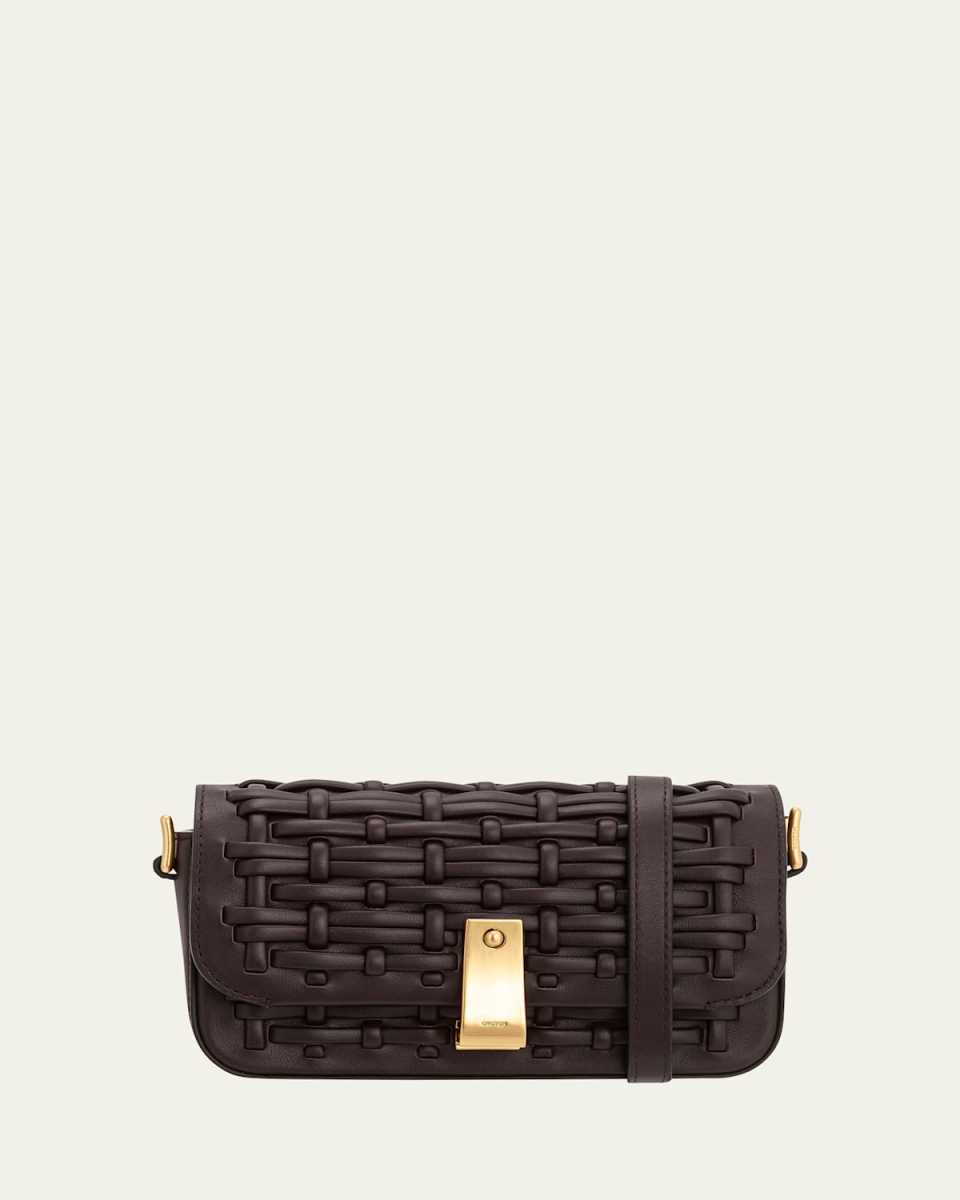 Etta Collectable Woven Leather Crossbody Bag